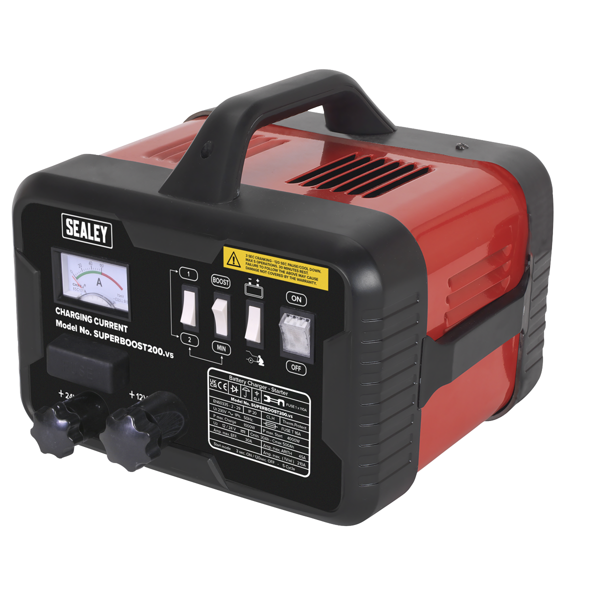 12/24V Starter/Charger 200/45A 230V SUPERBOOST200