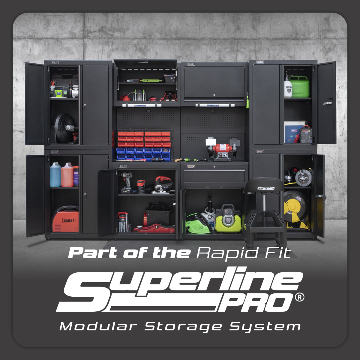 Rapid-Fit Modular Dual Stacking Cabinets APMS2HFPS