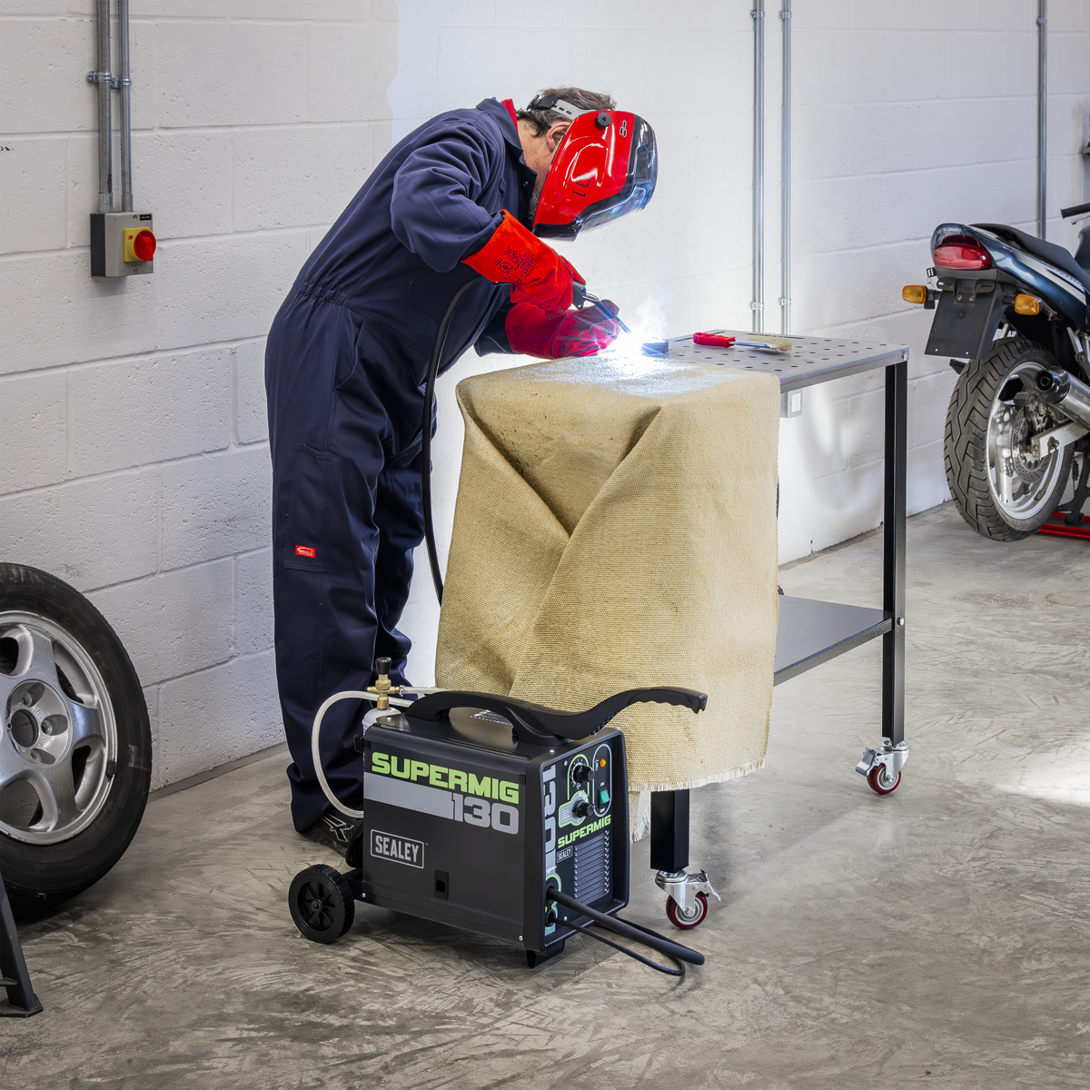 Gasless MIG Welder 100A 230V SUPERMIG100