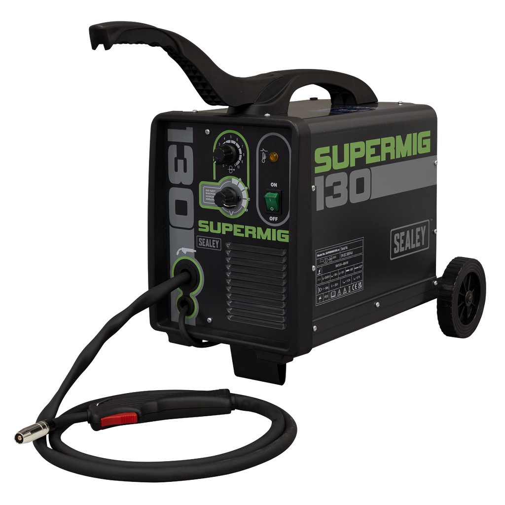 Mini Portable Gas/Gasless MIG Welder 130A 230V SUPERMIG130
