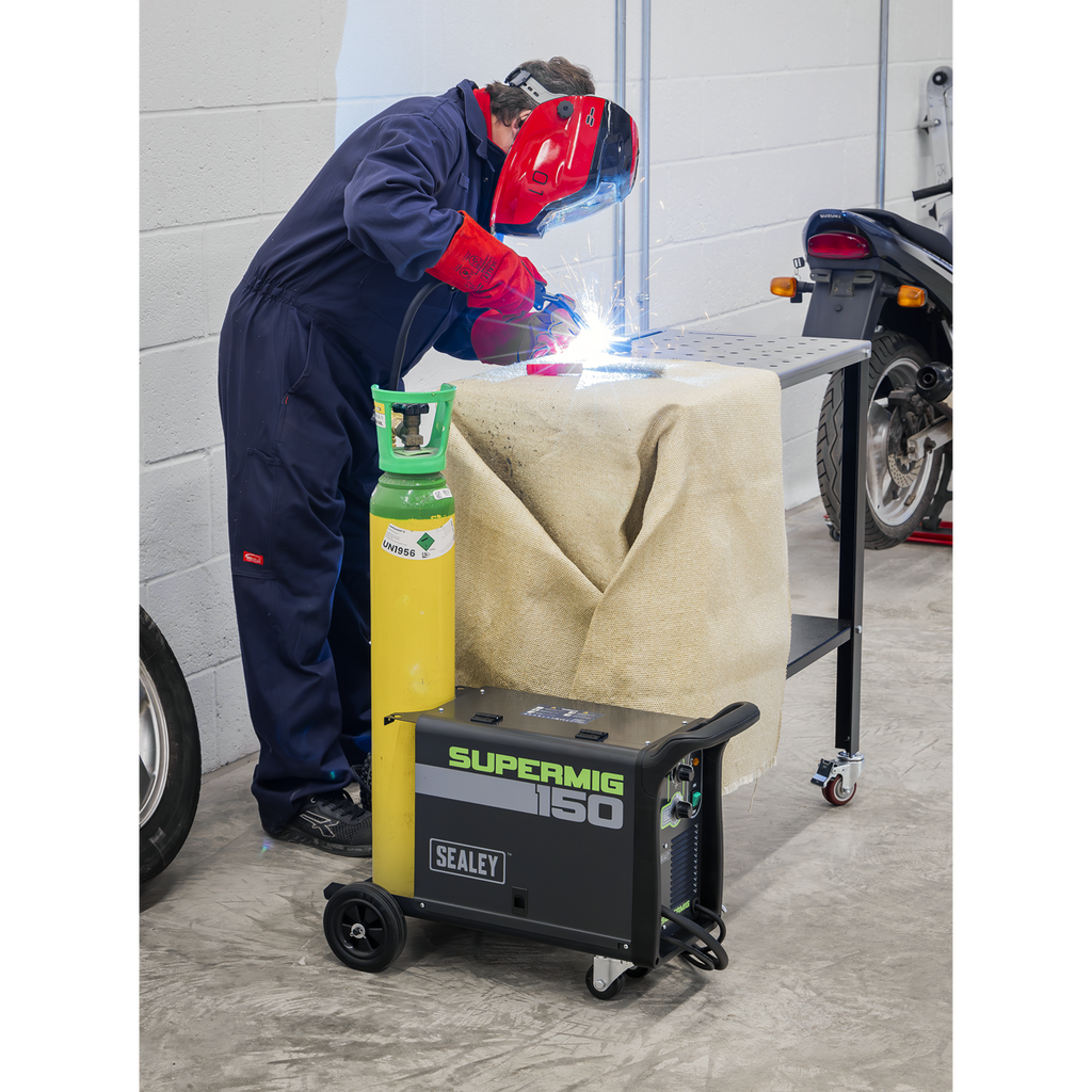 Gas/Gasless MIG Welder 150A 230V SUPERMIG150