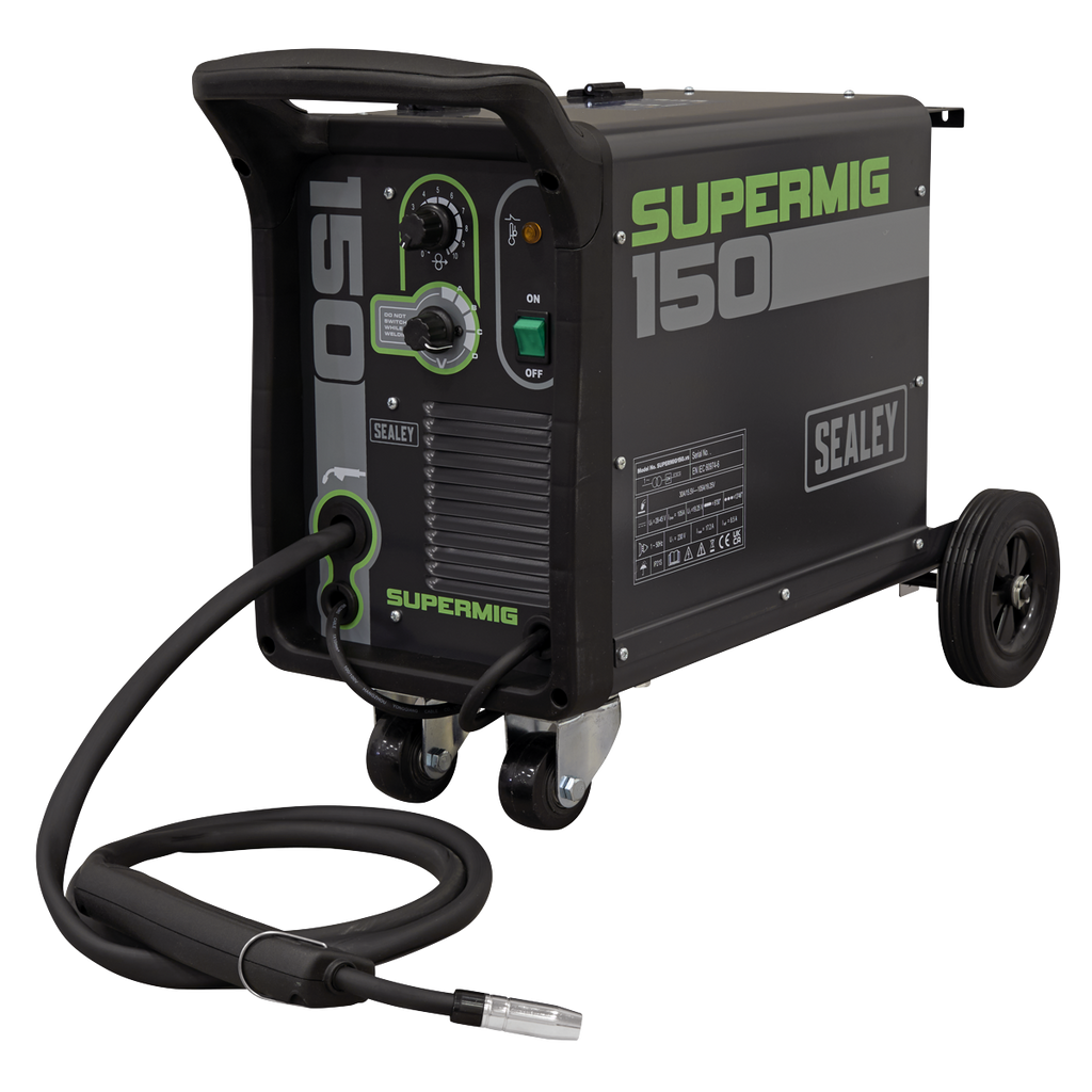 Gas/Gasless MIG Welder 150A 230V SUPERMIG150