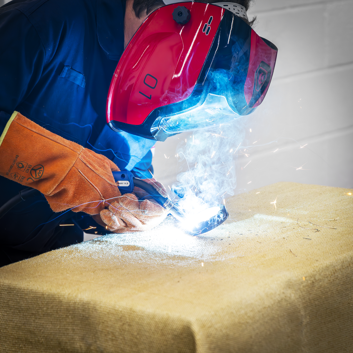 Professional Gas/Gasless MIG Welder with Binzel® Euro Torch 180A 230V SUPERMIG180