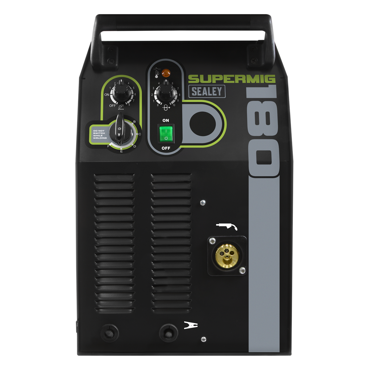 Professional Gas/Gasless MIG Welder with Binzel® Euro Torch 180A 230V SUPERMIG180