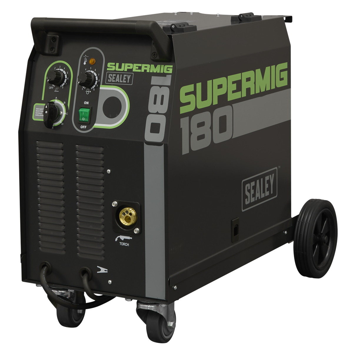 Professional Gas/Gasless MIG Welder with Binzel® Euro Torch 180A 230V SUPERMIG180