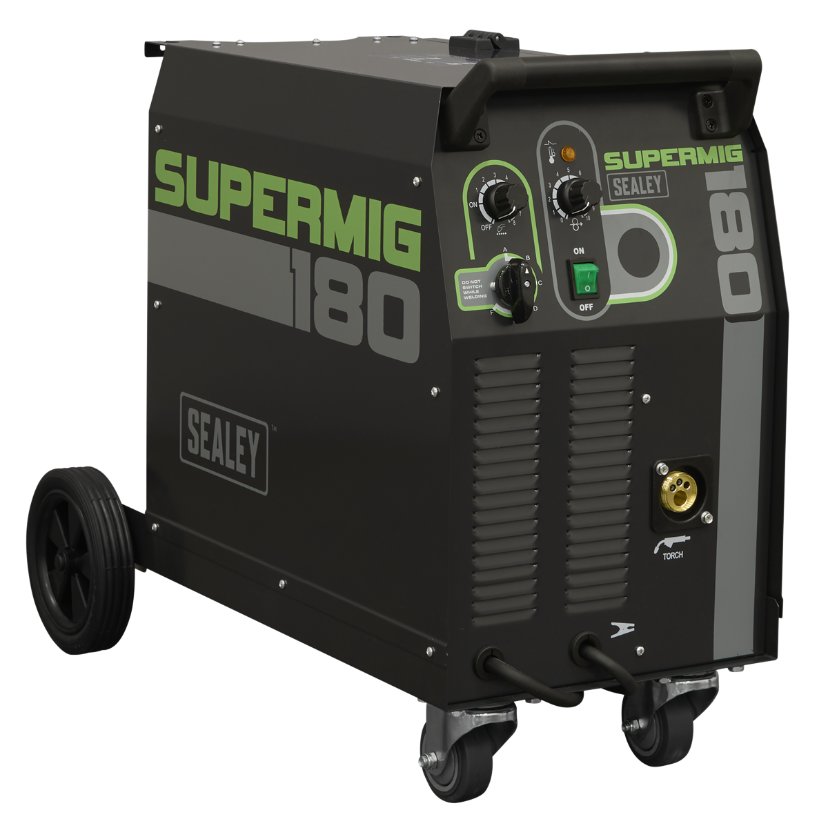 Professional Gas/Gasless MIG Welder with Binzel® Euro Torch 180A 230V SUPERMIG180