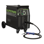 Professional Gas/Gasless MIG Welder with Binzel® Euro Torch 180A 230V SUPERMIG180