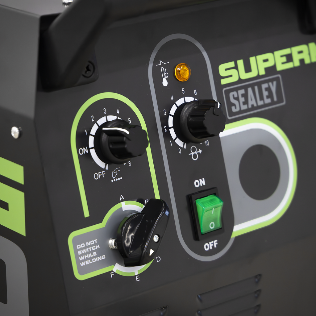 Professional Gas/Gasless MIG Welder with Binzel® Euro Torch 200A 230V SUPERMIG200