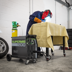 Professional Gas/Gasless MIG Welder with Binzel® Euro Torch 200A 230V SUPERMIG200