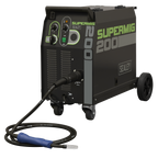 Professional Gas/Gasless MIG Welder with Binzel® Euro Torch 200A 230V SUPERMIG200