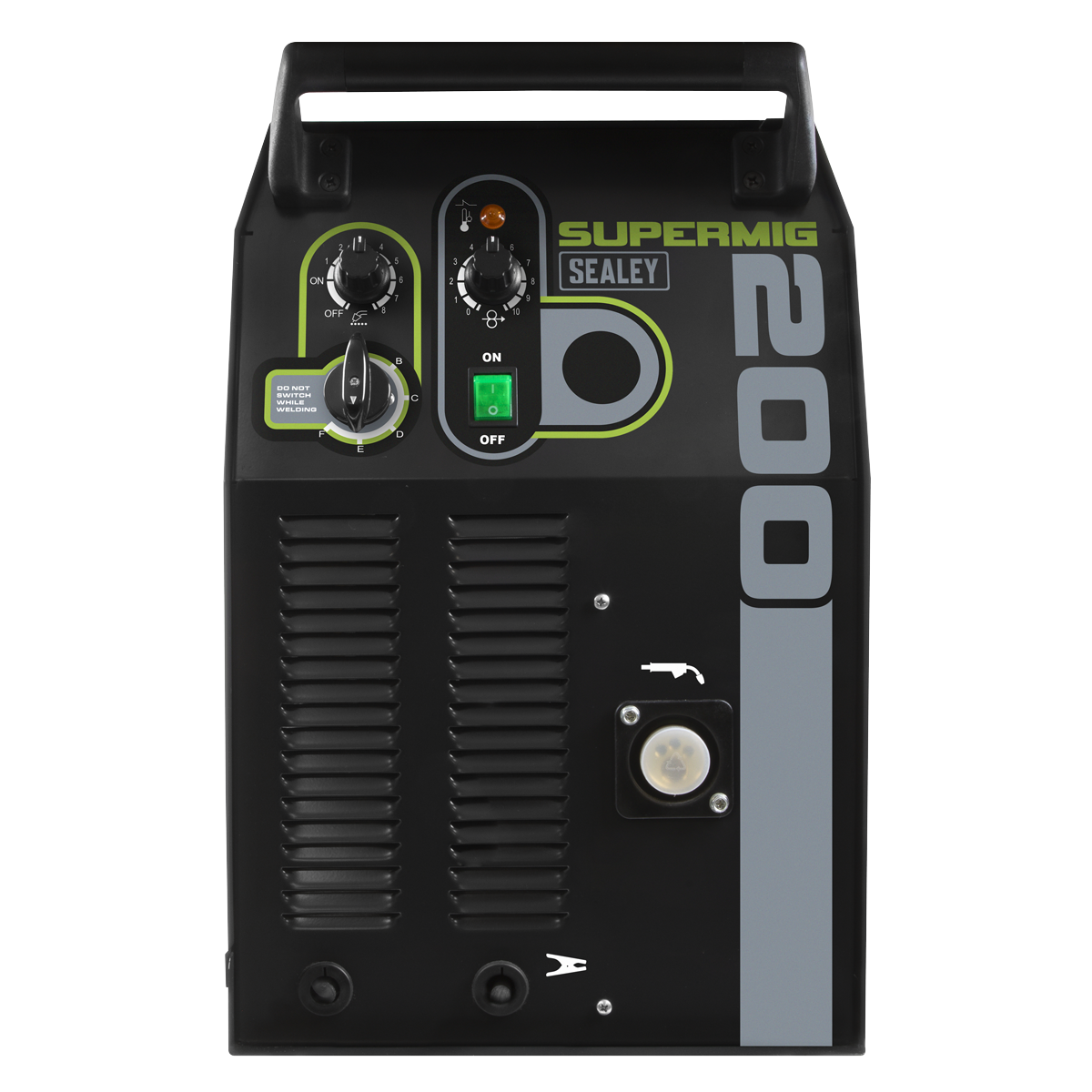 Professional Gas/Gasless MIG Welder with Binzel® Euro Torch 200A 230V SUPERMIG200