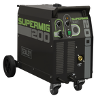 Professional Gas/Gasless MIG Welder with Binzel® Euro Torch 200A 230V SUPERMIG200