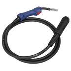 Professional Gas/Gasless MIG Welder with Binzel® Euro Torch 200A 230V SUPERMIG200