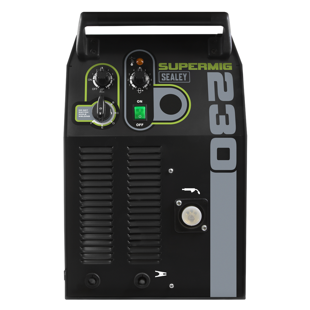 Professional Gas/Gasless MIG Welder with Binzel® Euro Torch 230A 230V SUPERMIG230