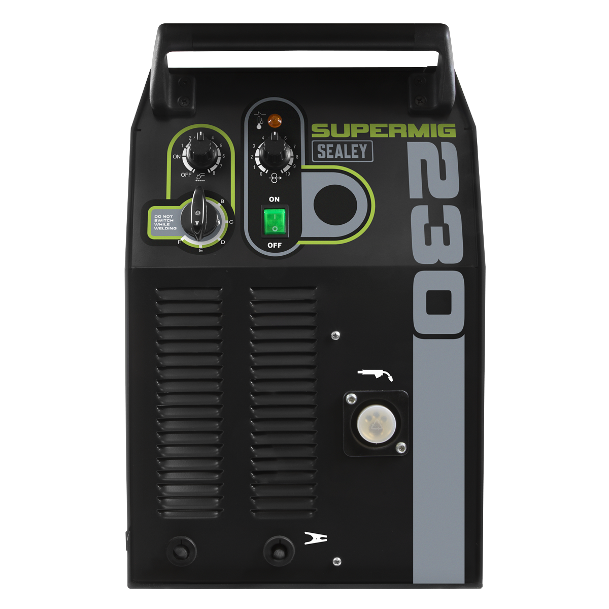 Professional Gas/Gasless MIG Welder with Binzel® Euro Torch 230A 230V SUPERMIG230