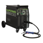 Professional Gas/Gasless MIG Welder with Binzel® Euro Torch 230A 230V SUPERMIG230