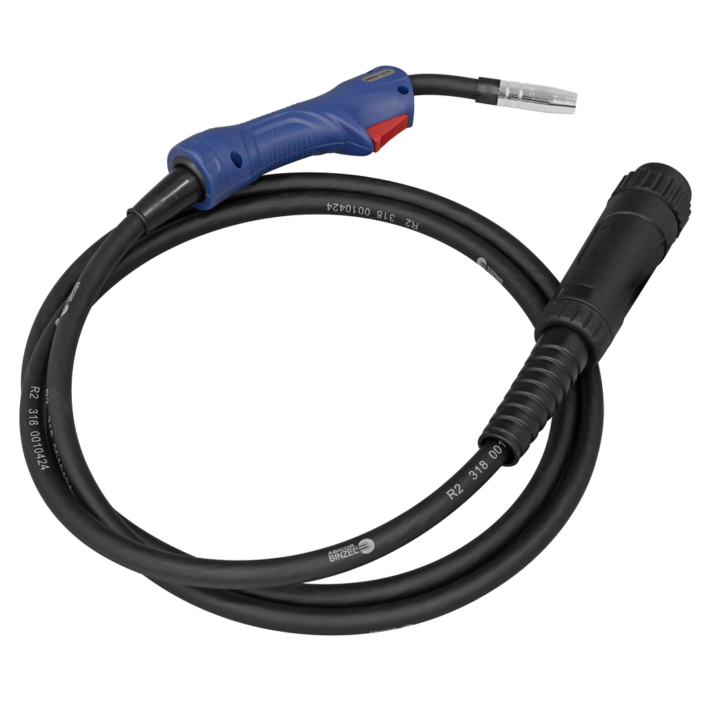 Professional Gas/Gasless MIG Welder with Binzel® Euro Torch 230A 230V SUPERMIG230