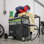 Professional Gas/Gasless MIG Welder with Binzel® Euro Torch 270A 230V SUPERMIG275