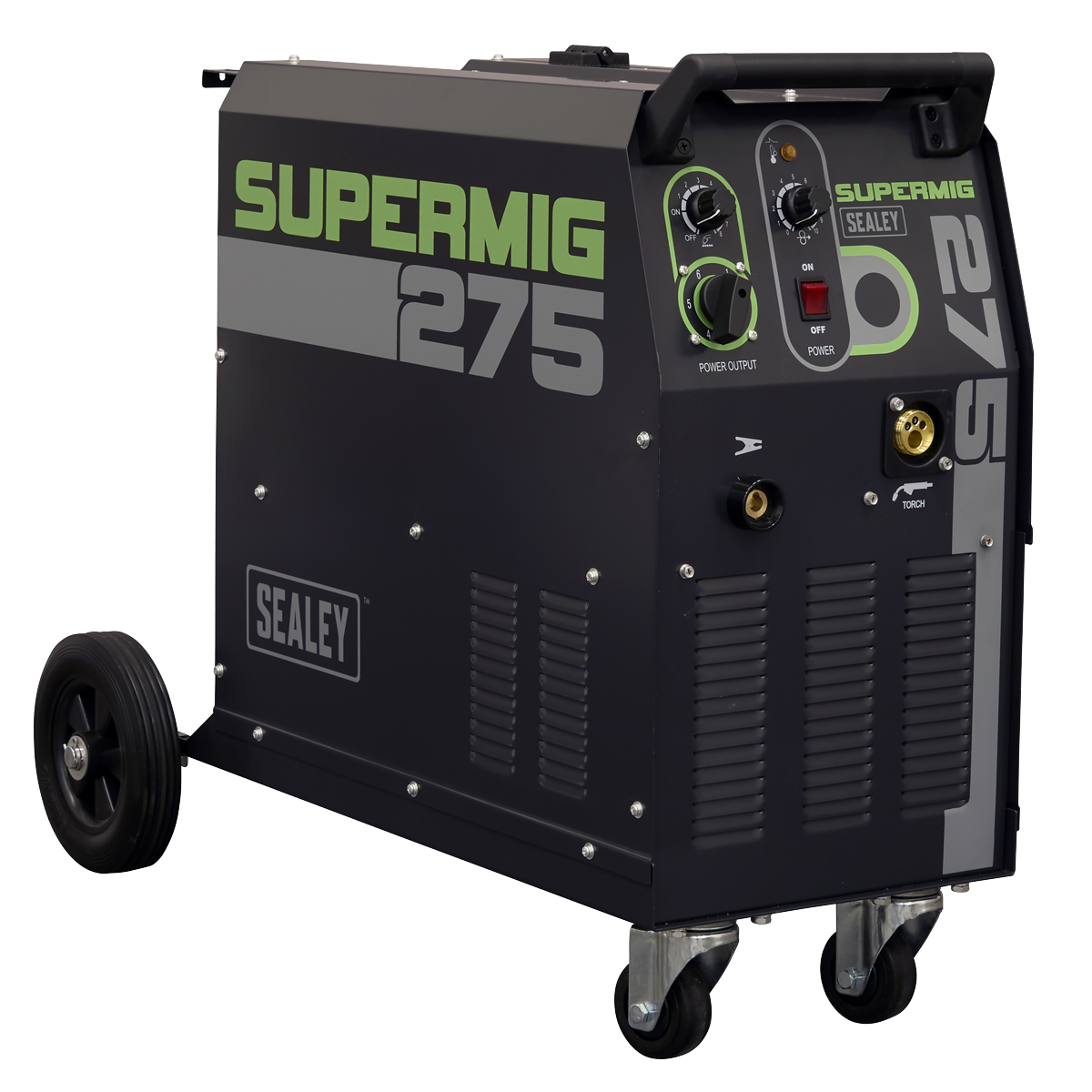 Professional Gas/Gasless MIG Welder with Binzel® Euro Torch 270A 230V SUPERMIG275