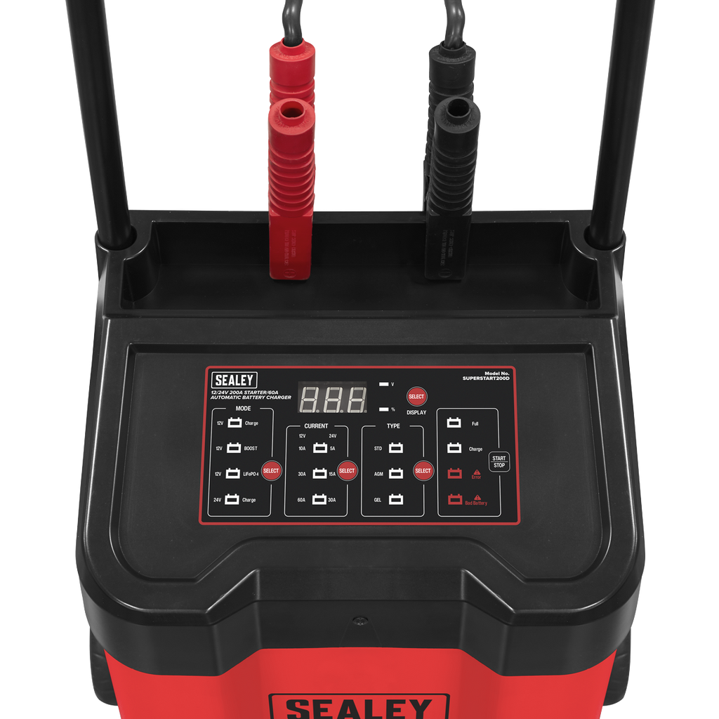 12/24V Starter 200A/Automatic Battery Charger 60A SUPERSTART200D