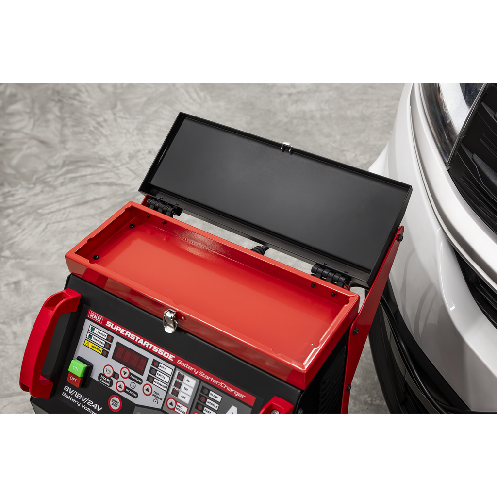 6/12/24V Battery Starter/Charger 550A SUPERSTART550E