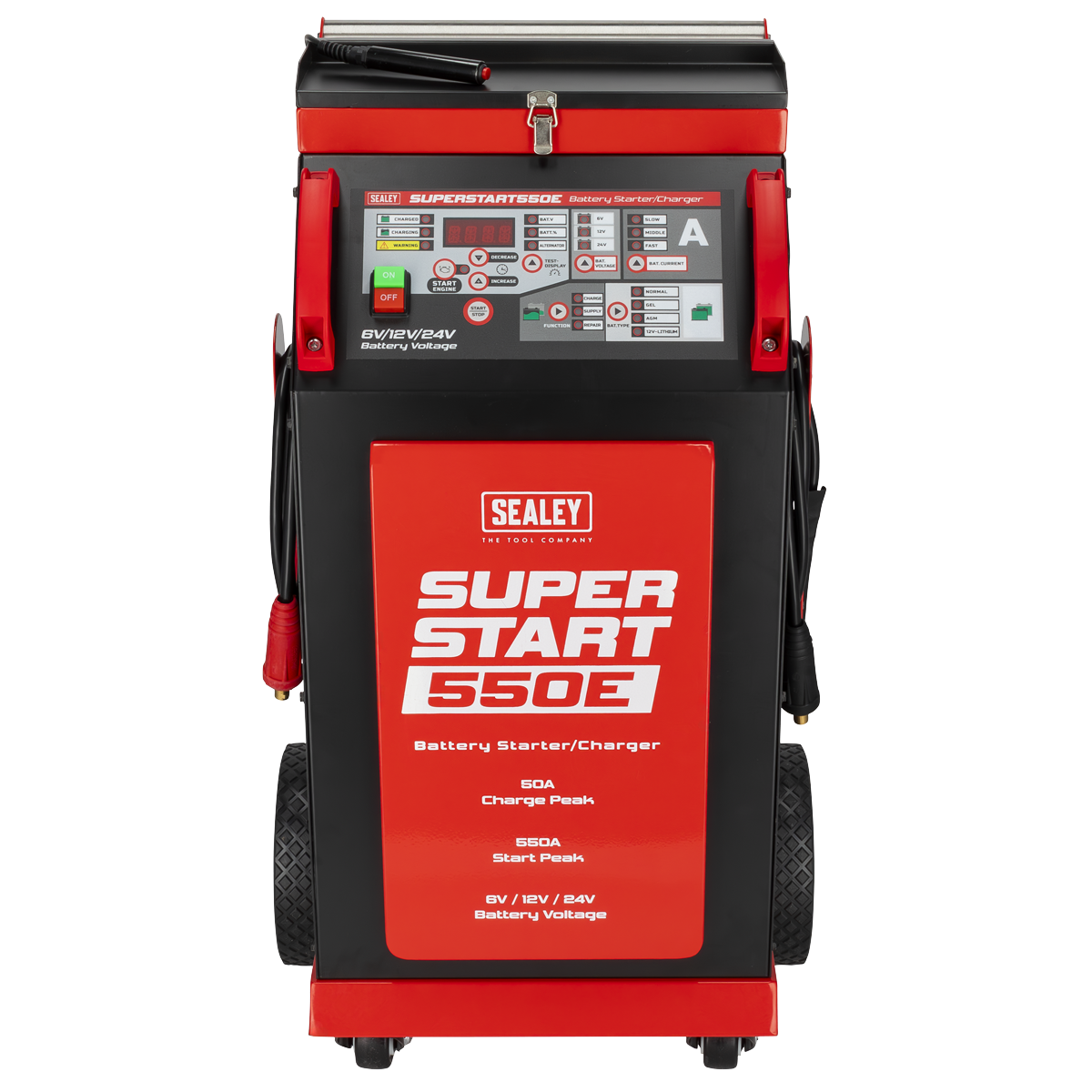6/12/24V Battery Starter/Charger 550A SUPERSTART550E