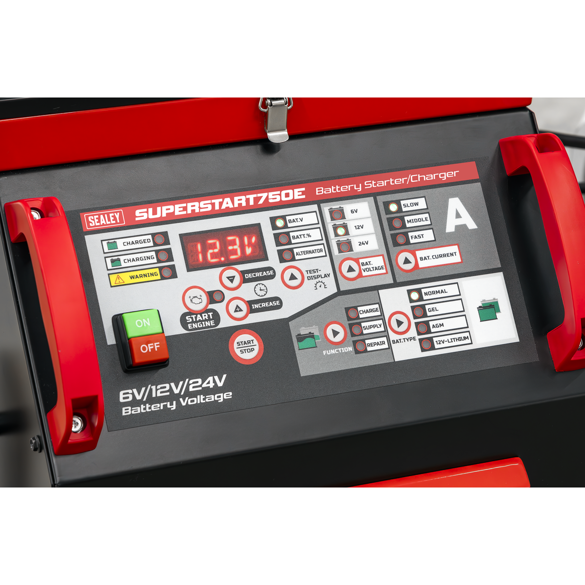 6/12/24V Battery Starter/Charger 750A SUPERSTART750E