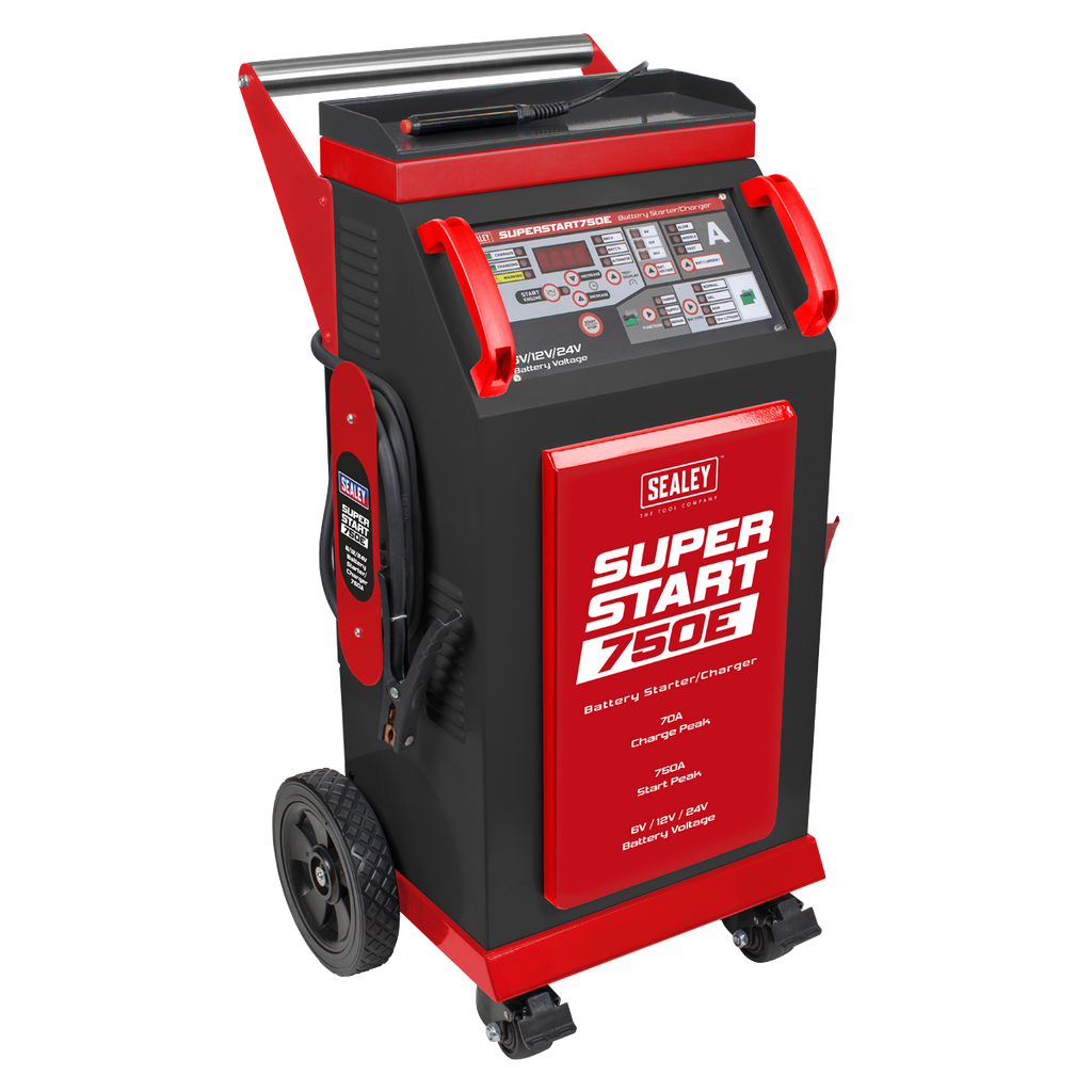 6/12/24V Battery Starter/Charger 750A SUPERSTART750E