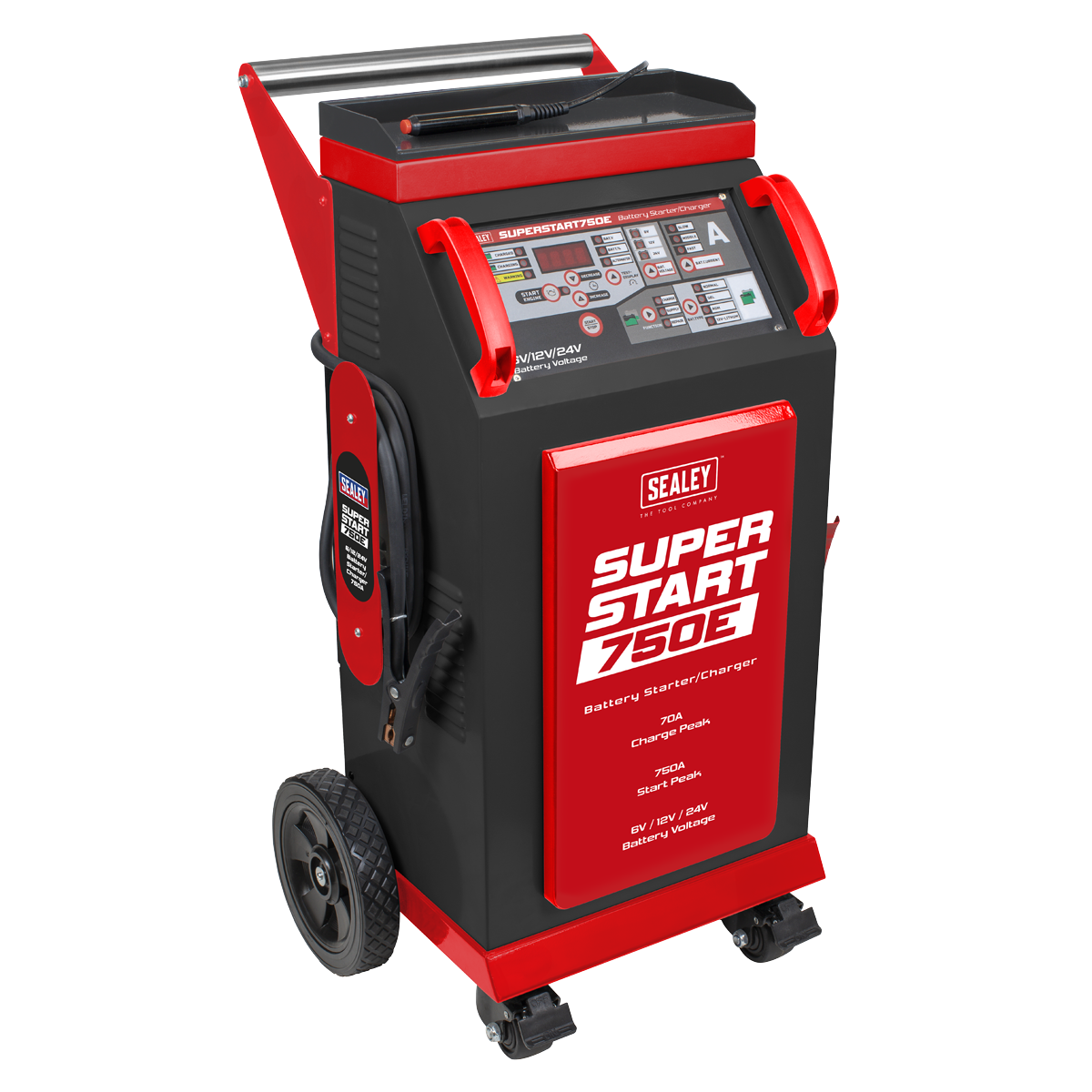 6/12/24V Battery Starter/Charger 750A SUPERSTART750E