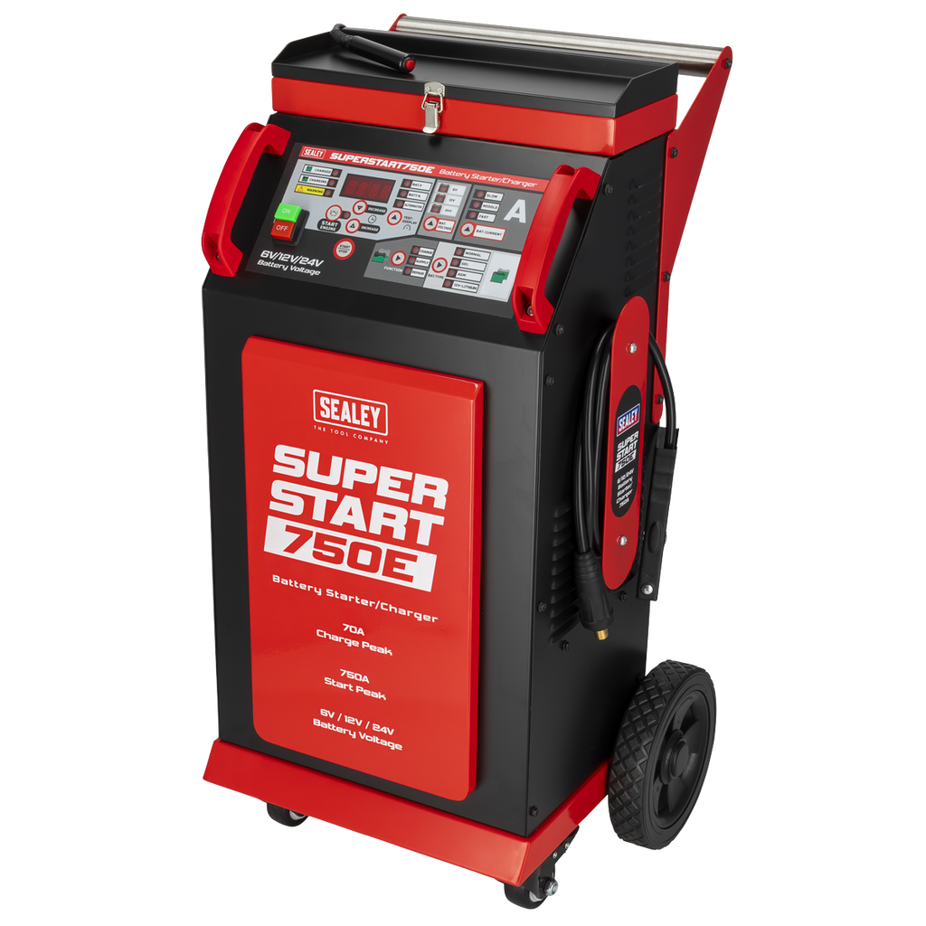 6/12/24V Battery Starter/Charger 750A SUPERSTART750E