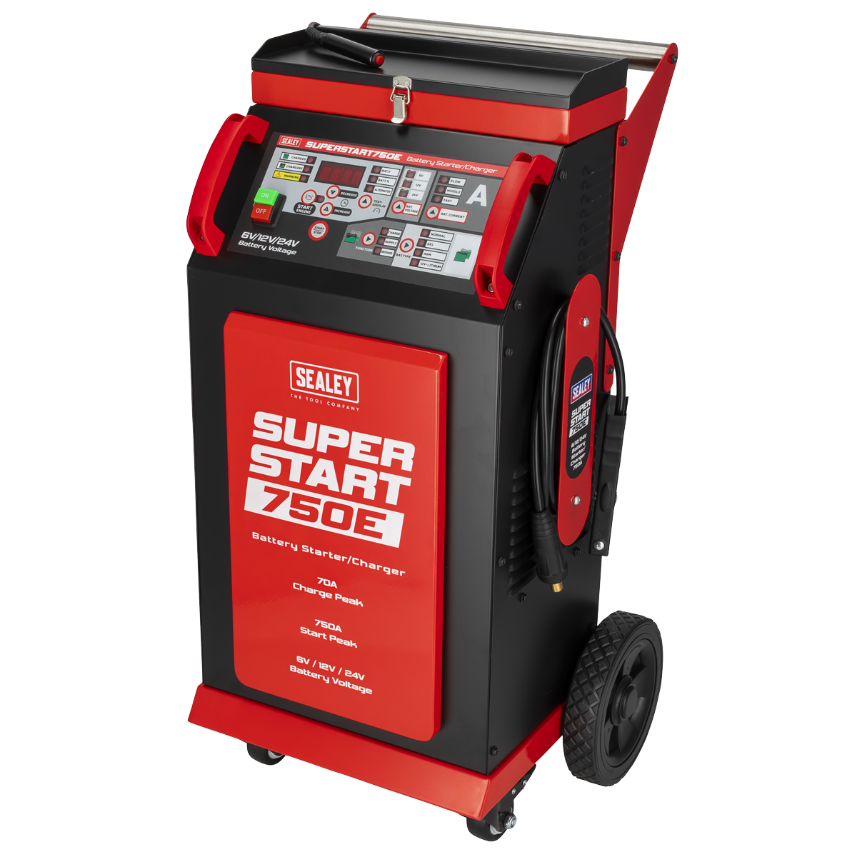 6/12/24V Battery Starter/Charger 750A SUPERSTART750E
