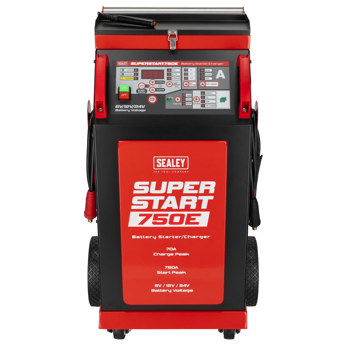 6/12/24V Battery Starter/Charger 750A SUPERSTART750E