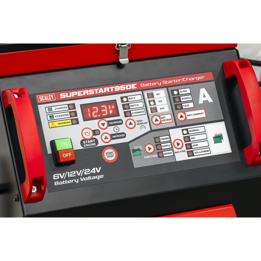 6/12/24V Battery Starter/Charger 950A SUPERSTART950E