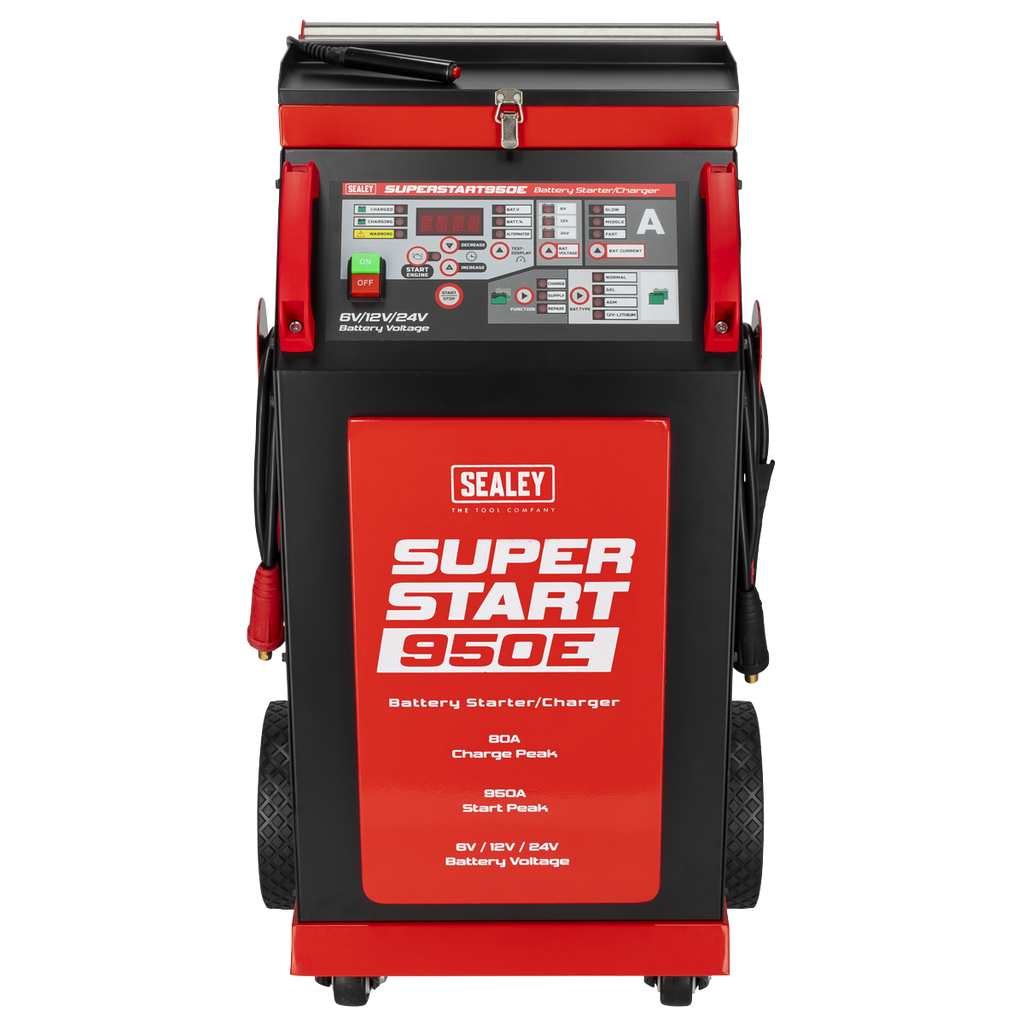 6/12/24V Battery Starter/Charger 950A SUPERSTART950E