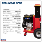 420cc 15hp Wood Chipper 100mm Capacity SWC420