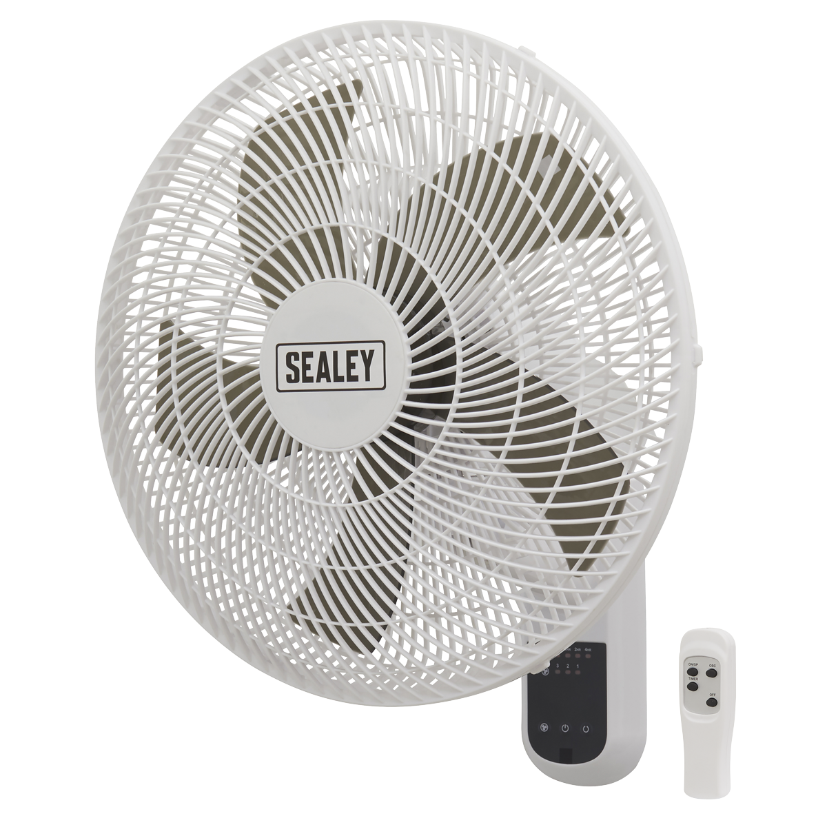 16" Wall Fan with Remote Control 3-Speed 230V SWF16WR