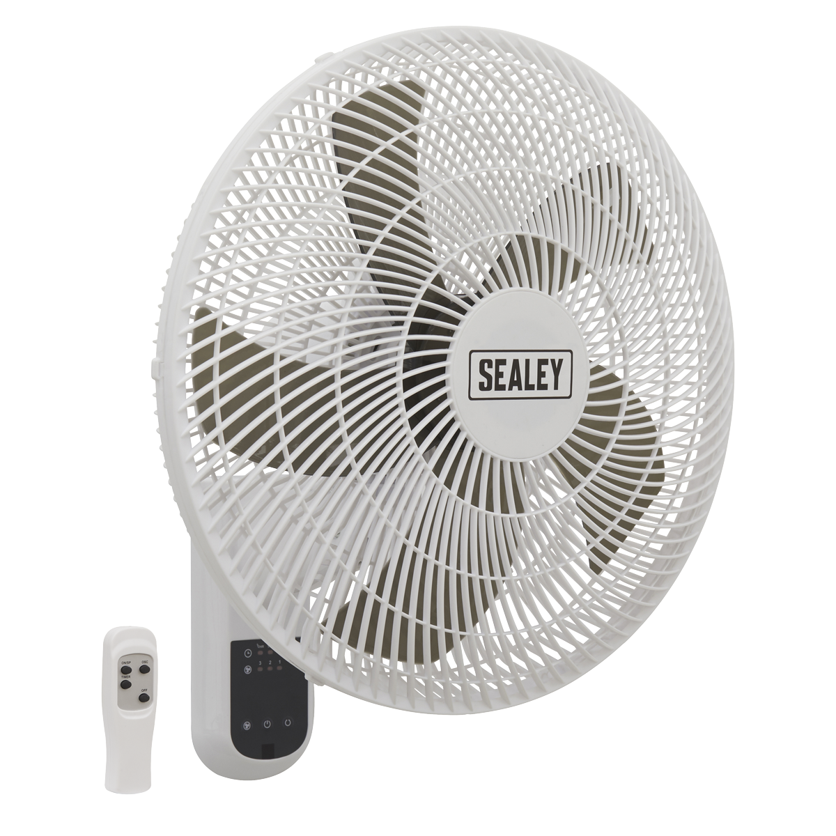 3-Speed Wall Fan with Remote Control 16" 230V SWF16WR