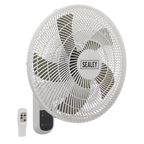 18" Wall Fan with Remote Control 3-Speed 230V SWF18WR