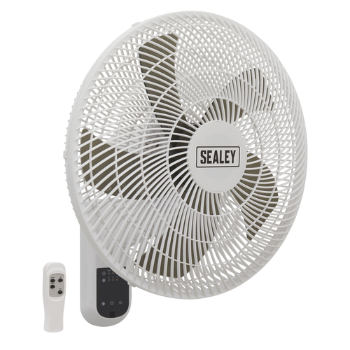 18" Wall Fan with Remote Control 3-Speed 230V SWF18WR