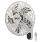 18" Wall Fan with Remote Control 3-Speed 230V SWF18WR