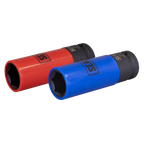 Alloy Wheel Impact Socket Set 1/2"Sq Drive 2pc SX01819