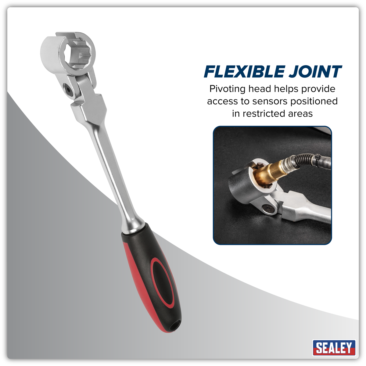 Oxygen Sensor Wrench with 22mm Hex & 24mm 12-Point Head SX0223