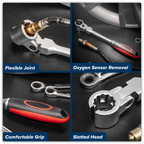Oxygen Sensor Wrench with 22mm Hex & 24mm 12-Point Head SX0223