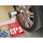 Alloy Wheel Impact Socket Set 1/2"Sq Drive 4pc SX030