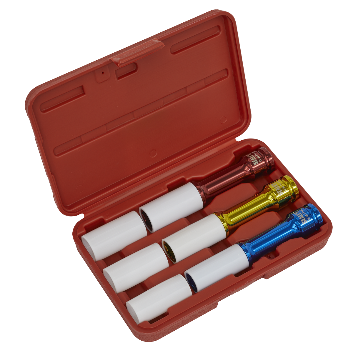 Alloy Wheel Impact Socket Set 1/2"Sq Drive 3pc SX031D
