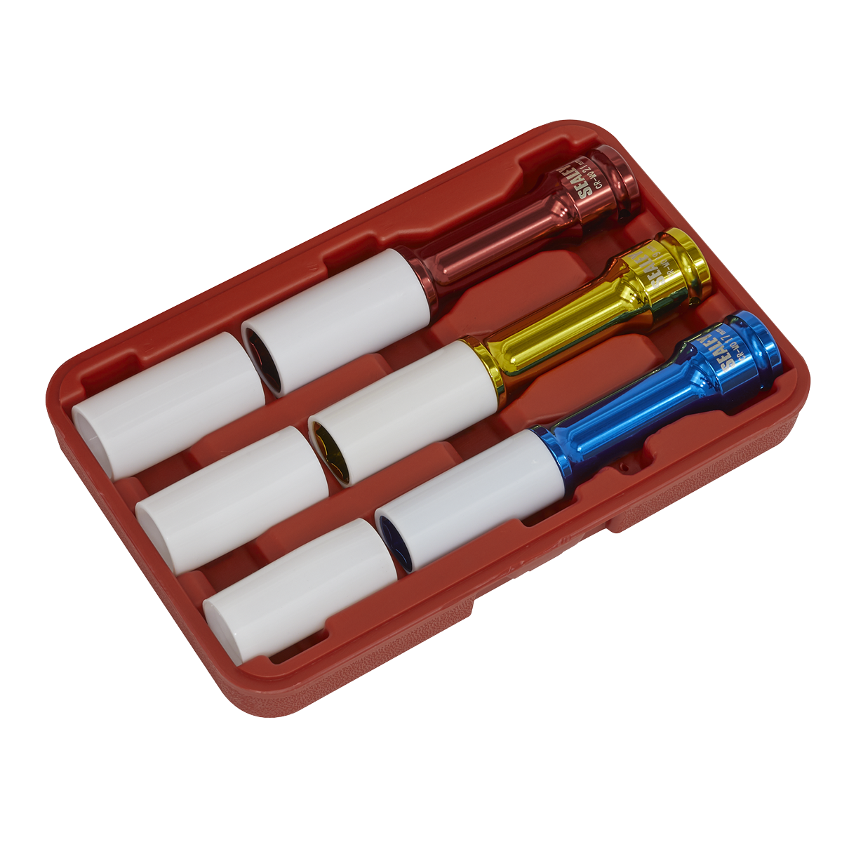 Alloy Wheel Impact Socket Set 1/2"Sq Drive 3pc SX031D