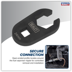 Limited Access Crow's Foot Spanner 1/2"Sq Drive 24mm SX0327