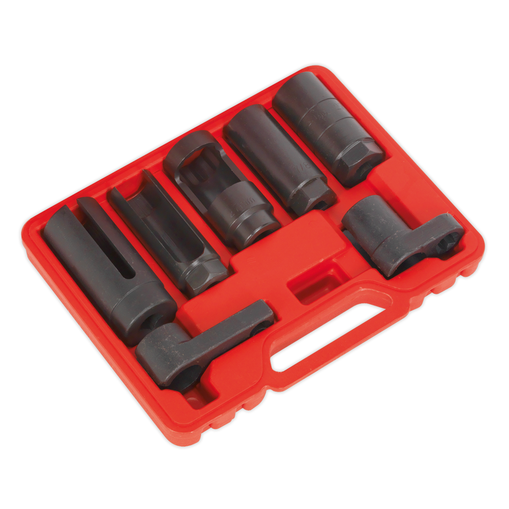 Oxygen Sensor Socket Set 3/8" & 1/2"Sq Drive 7pc SX032