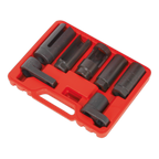 Oxygen Sensor Socket Set 3/8" & 1/2"Sq Drive 7pc SX032
