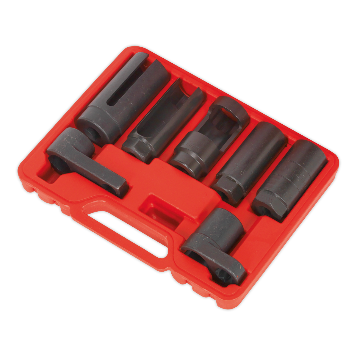 Oxygen Sensor Socket Set 3/8" & 1/2"Sq Drive 7pc SX032
